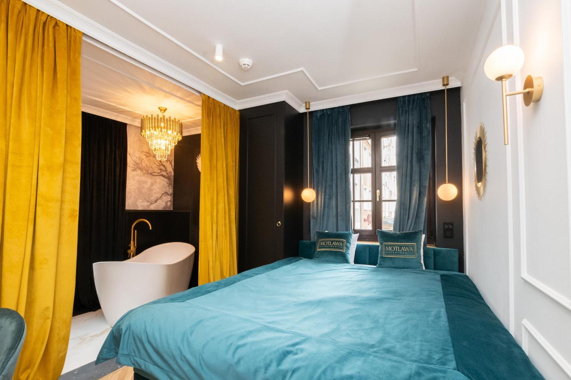 Motlawa Apartments - Old Town & River Viev, Fast Wifi 格但斯克 客房 照片
