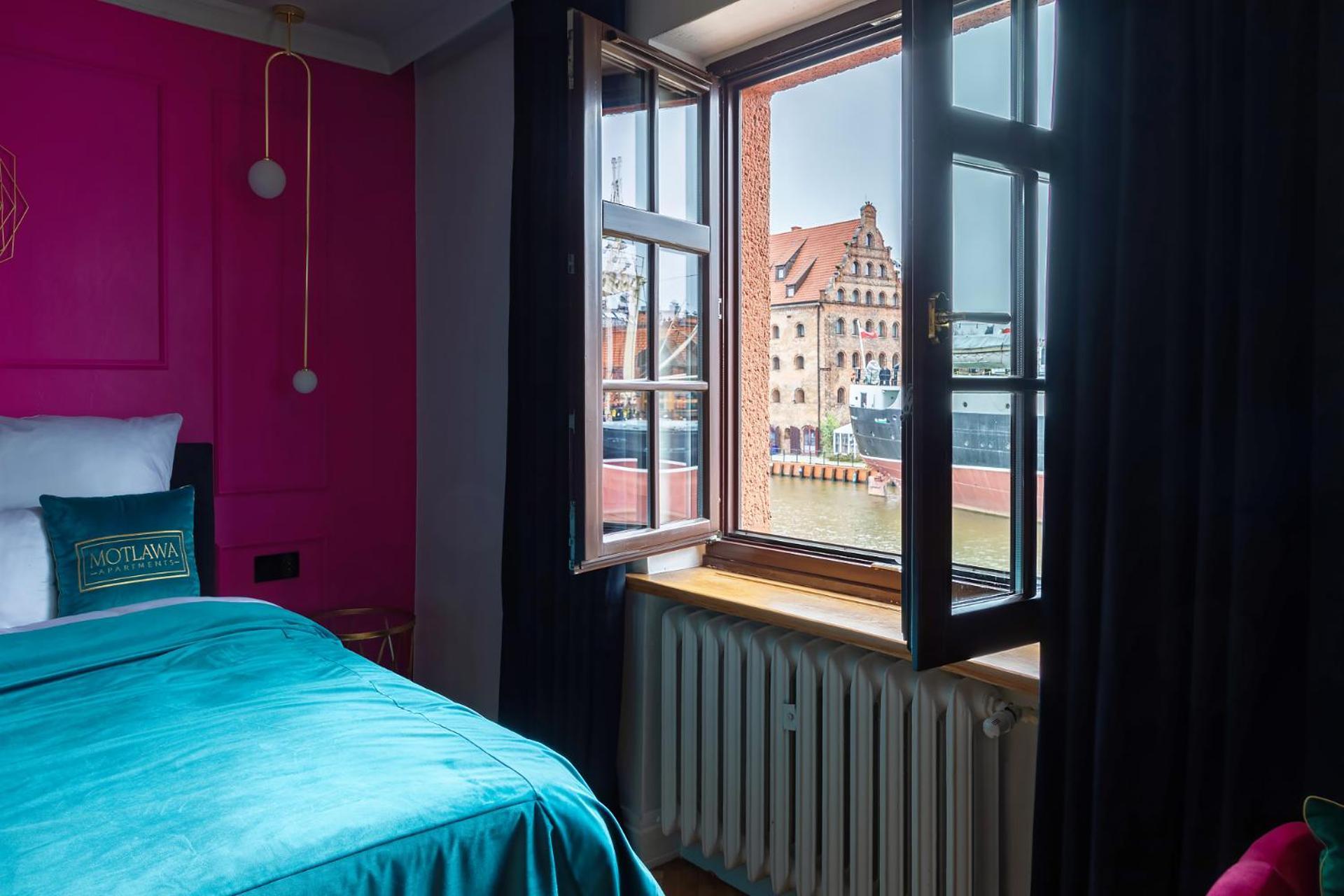Motlawa Apartments - Old Town & River Viev, Fast Wifi 格但斯克 外观 照片
