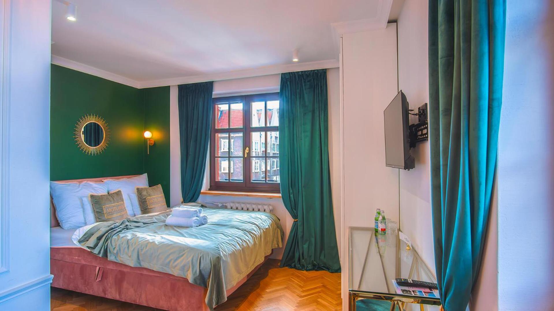 Motlawa Apartments - Old Town & River Viev, Fast Wifi 格但斯克 外观 照片