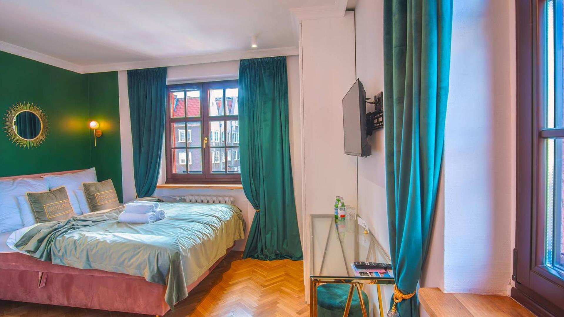 Motlawa Apartments - Old Town & River Viev, Fast Wifi 格但斯克 外观 照片